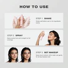 J.M.C.Y Setting Spray Makeup - Ringan, Melembapkan, Mengontrol Minyak, Tahan Lama, Tahan Keringat, Anti Luntur, Kabut Halus, Tidak Menggumpal, Ringkas dan Portabel, Cocok untuk Perjalanan Sehari-hari, Kencan, Pesta, Perbaikan Riasan Saat Bepergian, Natal, Halloween - 100 ml - View 8