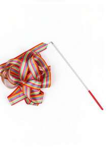 1 buah Pita Senam Warna-warni 2 M/4M Pita Senam Artistik untuk Tari Balet, Twirling, dan Peralatan Latihan Senam - MultiWarna - View 29