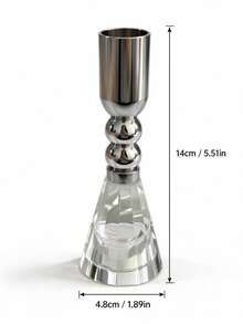 Light Luxury Premium Chic Candle Holder – Simple Textured Candle Stand, Fits Various Pillar Candle Sizes, Perfect For Home Decor, Room Decor, Party & Holiday Decor, Office Styling, Living Room Accessory, Also Ideal As Wedding & New Year Gift - Affordable Luxury - View 12