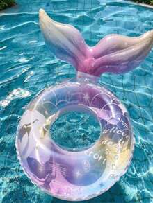 Mermaid Arm Floaties For Swimming, Transparent Thickened Sequin Buoyancy Ring, Outdoor Swimming Life Ring - Multicolor - View 3