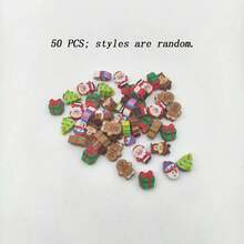 50pcs Creative Christmas Erasers - Random Styles - Student Stationery Prizes - Christmas Stationery Small Gifts - Multicolor - View 9