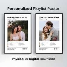 1 tấm poster in danh sách phát tùy chỉnh, poster kỹ thuật số cá nhân hóa, poster âm nhạc có thể tùy chỉnh, bài hát đặc biệt cá nhân hóa, in bìa cặp đôi, tranh tường tùy chỉnh, ảnh tùy chỉnh, đồ vật tùy chỉnh, trang trí phòng, tùy chọn khung - Nhiều màu - Xem 8