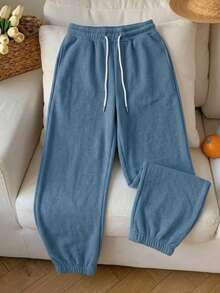 Women Sweatpants - Dusty Blue - View 3