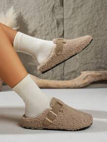 Women's Minimalist Elegant Outdoor Shoes, Round Toe Design, Stylish And Unique For Spring Festival And Winter, Comfortable And Fashionable - Brown - View 4