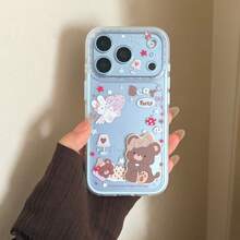 GUCADI "Sweet Dream" Series Phone Case, Compatible With IPhone 18 Pro Max, Apple 16, 17 Pro, Featuring Large Window Design, Also Available Compatible With Iphone 15/14. It Uses 3D Design, Highly Aesthetic, Cute And Girly, Full Of Creativity, Geometric, Cartoon Style, Fashionable And Niche, With A Stylish Aesthetic Design. - Starry Blue - View 3