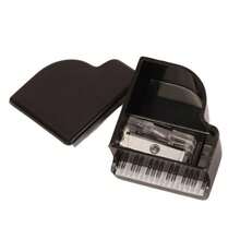 3pcs Piano-Shaped Pencil Sharpeners, High Quality, Durable, Stylish And Beautiful, Suitable For Office And Home Mini Stationery - Multicolor - View 6