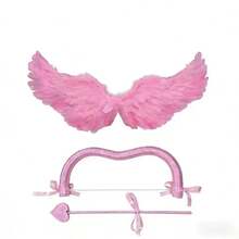 Valentine's Day Goddess Bow Cupid Bow Halloween Carnival Costume Party Cosplay Prop - Pink - View 8