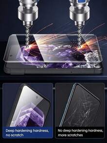 3Pcs Tempered Glass Screen Protector Compatible With Google Pixel Phone, Ultra HD Clear Screen Film, 9H Hardness, Case Friendly, Anti Scratch, Bubble Free, Oil-Resistant Oleophobic Coating, Anti-Fingerprint, Shockproof Explosion-Proof, High Touch Sensitivity, Easy Install, Shatter Resistant Phone Screen Protection Accessories - Clear - View 5