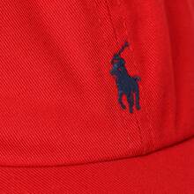 Polo Ralph Lauren 中性棒球帽，刺繡馬標，320552489003-OS - 紅色 320552489003-OS - 查看 7