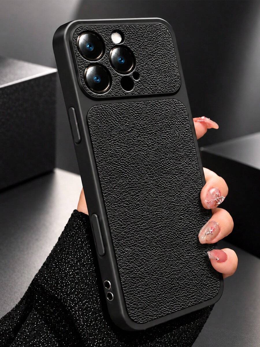 MewTrek Luxury Litchi Texture PU Leather And TPU Soft Phone Case, Large Camera Cutout, Full Coverage Shockproof Anti-Drop Protective Case Compatible With Iphone, Compatible With Iphone Compatible With Samsung Galaxy Honor, Compatible With Xiaomi Reno MOTO