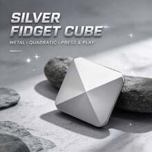 1pc Fingertip Spinner Desktop Flip Cube Office Stress Relief Gadget - Multicolor - View 5