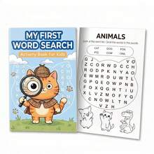 Toddler English Enlightenment Coloring Practice Book Children's English Educational Game Book Word Maze Sudoku Find & Seek Toddler English Enlightenment Educational Book | Word Puzzle + Word Spelling + Maze Coloring + Sudoku + Find & Seek Colorable Children's Early Education Game Practice Book - Multicolor - View 12