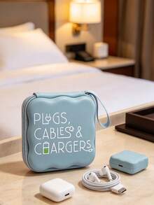 Portable Square Storage Bag, Suitable For Ccd Camera Chargers, Headphones, Data Cables, Etc,Storage Bag,Digital Storage Bag, - Multicolor - View 6