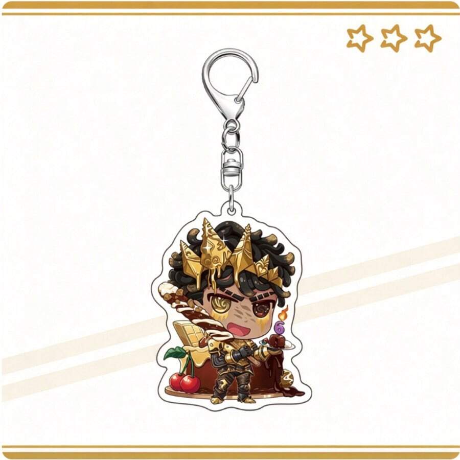 Identity V Cute Character Acrylic Hanging Keychain, Cartoon Game Peripheral Ornament, Lightweight Bag Accessory, Collectible Decor, Great Birthday & Holiday Surprise Gift For Identity V Fans - Multicolor - View 1