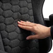 Swivel Gaming And Office Chair – Bucket-Style Seat With Footrest, Adjustable Backrest, Lumbar Pillow, And Headrest; Ergonomic Computer Chair For Gaming, Work, Study, And Relaxation (Supports Up To 140 Kg). - Black - View 4