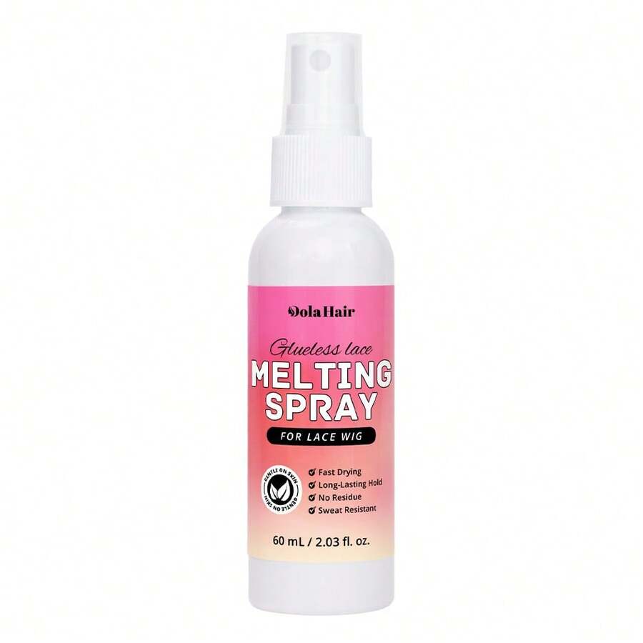 Dola Hair 60ml Lace Wig Dissolving Spray - Strong Hold, Waterproof, Sweat-Resistant, No Residue Glue - 60ML - View 1
