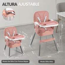 Baby Highchairs & Booster Seats - Pink - View 2