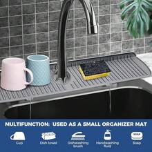 Drying Mat & Dish Drying Mat - Grey - View 6