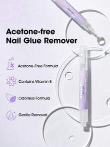 Bút tẩy keo dán móng Gellen, tẩy keo dán móng cho móng giả dán, 2 chiếc tẩy keo gel không chứa acetone, thiết kế bấm và tẩy nhanh cho đầu móng giả, móng giả keo đặc gel - bút tẩy keo dán móng - Xem 8