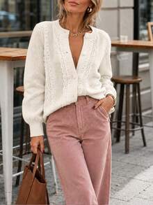 Women Sweaters - Putih - View 4