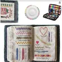 EDCUEBE7 1PC/1set Sewing Kit With Stitching Guide Book, Home Sewing Tool Set, Thread Box, Mending Needle Box, Handmade Sewing Accessories (Random Color) - Black - View 14