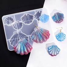 Ocean Resin Casting Molds, Marine Life Silicone Molds, Shell, Seahorse, Musical Note, And Conch Shapes, DIY Epoxy Resin Molds, Suitable For Jewelry Making, Handmade Gifts, Party Crafts, And Home Decor - Multicolor - View 3