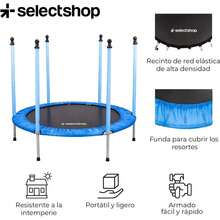 Kids Trampolines - Blue - View 6