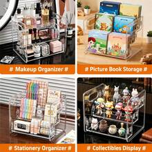 1pc 3-Tier Storage Rack, Tea Cup Coffee Cup Holder, Spice Rack, Flower Stand Bookshelf, Suitable For Kitchen, Bathroom, Office And Other Places, Fast Drainage And Ventilation, Moisture-Proof And Mildew-Proof, Kitchen Storage Supplies, Kitchen Decoration - View 9