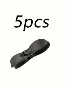 1pc/5pcs Cable Organizer, Cable Management, Kitchen Plug Holder, Cable Clip, Wall-Mounted Cable Holder, No-Drill Cable Winder, Back To School Essential - Black - View 10