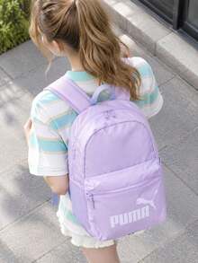 PUMA Phase Backpack, Unisex Daily Commute Outdoor Sports Student Backpack, Minimalist Design, 075487-56 - Purple Cloven Vine - View 4