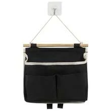 1PC Waterproof Wall-Mounted Double Pocket Storage Bag, Multi-Functional Organizer For Student, Cloakroom, Bathroom, Bedside, Bed Head - Multicolor - View 9