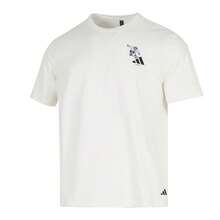 Adidas SKATEBOARD SPORTS Men's Cotton Crew Neck Loose Fit Comfortable Versatile Pullover Short Sleeve T-Shirt - Off White - View 12