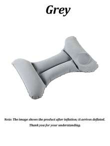 H-Shaped Self-Inflating Lumbar Support Pillow, Relieves Back Fatigue, Suitable For Office Chairs, Airplane Travel Seats Resting Accessory - Multicolor - View 9