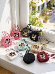 Hand Rope Coin Purse Keychain, Mini Coin Keychain Pouch For Women Men, Mini Bag With Clip For Earphones And Keys, Backpack Accessory, Zipper Credit Card Wallet, Fashionable High-End Wallet, Key Protection Storage Bag, Practical For Storing Bank Cards And ID Cards, Suitable For Home, Outdoor, Camping, Dorm, Sports, Travel And Daily Use, Birthday Gift For Family, Christmas Gift - Multicolor - View 7