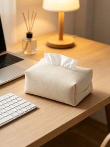 Nordic Light Luxury Style Tissue Box, Imitation Leather Napkin Storage Box, Tissue Decoration Bag, Waterproof, Multi-Purpose, Exquisite And Fashionable, Easy To Maintain, Upgraded Large Capacity - Multicolor - View 4