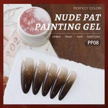 Sơn gel móng tay PERFECT COLOR Pat Pat 5g, gel nghệ thuật móng ombre cho móng hồng má, hiệu ứng gradient màu nude, độ che phủ màu có thể xây lớp, tự làm manicure - Nhiều màu - Xem 12