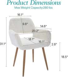 Home Office Chairs - White - View 3