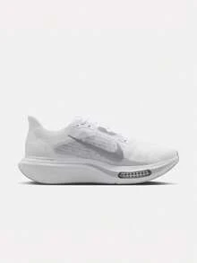Men's NIKE PEGASUS PLUS 2 Running Shoes Low-Top IM2541-100 - Silver - View 2