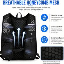 Running Vest Backpack Lightweight Running Backpack Hydration Vest Backpack Outdoor Climbing Hiking Cycling Off-Road Hydration Backpack - Multicolor - View 1