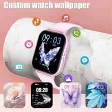 Jam Tangan Pintar Unisex, Layar Sentuh HD 1,83 Inci, Panggilan Nirkabel, Pengingat Gaya Hidup Sedentari, Tampilan Jam yang Dapat Disesuaikan, Pelacakan Aktivitas, Notifikasi Pesan, Kamera Jarak Jauh, Alarm, Pemantauan Kalori & Jarak, Berbagai Mode Olahraga, Kontrol Musik, Prakiraan Cuaca, Kompatibel dengan Android dan iOS, Hadiah Liburan yang Ideal - View 3