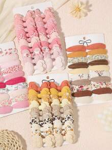 40pcs Gentle Pastoral Style Girls Simple Cute Heart Set, Soft Macaron ...