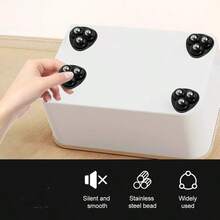 Self-Adhesive Mini Caster Wheels For Small Appliances, Sticky Pulley Swivel Casters For Kitchen Appliances, 360° Rotating Swivel Rollers For Furniture, Storage Bins, And Trash Cans(8/16 Pcs) - Self-adhesive Mini Caster Wheels - View 7
