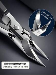 Heavy Duty Ingrown Toenail Cutters 2Pcs, Sharp Curved Blade Nail Clippers For Thick Hard Toenails - Multicolor - View 3