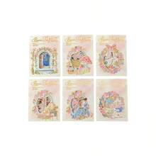 1 Pack 10pcs Gold Foil PET Stickers, Rococo Tea Party Series Transparent Waterproof Material Stickers, Vintage Palace Girl, Afternoon Tea, Floral Furniture Theme Patterns, Pre-Cut Design, No Cutting Required, Suitable For Junk Journal, Scrapbook, Photo Album, Notebook, Picture Frame Decoration, Greeting Card DIY, Elegant European Manor Collage Material - one-size - View 9