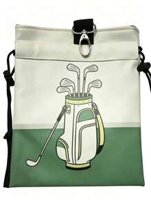 Golf Ball Drawstring Storage Bag, Highly Attractive Lightweight Outdoor Waterproof Waist Bag With Hook - Multicolor - View 9