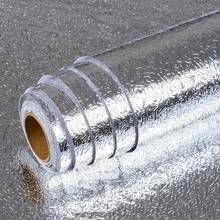 Kitchen Oil-Proof Sticker, Self-Adhesive Aluminum Foil Waterproof And High Temperature Resistant Sticker, Suitable For Sink/Cabinet/Drawer, Kitchen Sink Accessories, Widened 40CM*Length 2-4M - Silver - View 13