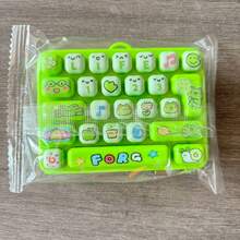 Fidgettoy Stress Relief Keyboard, Mechanical Axis Design, Colorful Fingertip Toy, 1pc Squeeze, Effectively Relieves Stress, Attractive Appearance, Color And 26-Key Design Sensory Toy, Squishy Toys, Keyboard Gadget, Christmas Stocking Filler, Small Bag Accessory, Perfect Party Gift, Present And Choice For Friends (Randomly Selected) - Multicolor - View 9
