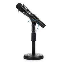 Portable Desktop Lifting Plastic Weighted Disc Microphone Stand For General Meeting Computer Microphone Live Broadcast - one-size - View 3
