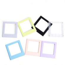 10/5/2pcs Square Magnetic Mini Photo Frames, Double-Sided Display Mini Fridge Magnet Photo Frames, Summer Home Decor, Fridge Magnetic Photo Frames, Desktop Photo Frames, Nordic Bohemian Style Decoration - Multicolor - View 9