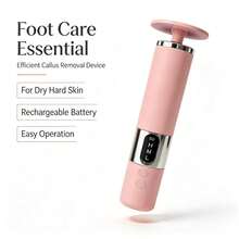 1pc Pink Electric Foot Callus Remover, USB Rechargeable Pedicure Foot File, 3 Adjustable Speeds Portable Dead Hard Skin & Cracked Heels Remover, Foot Care Tool For Home Use1200mAh - View 4